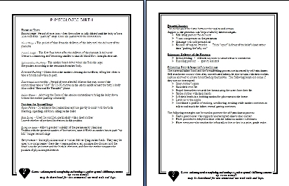 Dealing with Back Labor Brochure